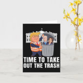 ごみの切り札を取り出す時おもしろい間 カード (黄色い花)