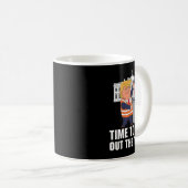 ごみの切り札を取り出す時おもしろい間 コーヒーマグカップ (正面右)