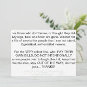 ごみの寿命 サンキューカード (スタンド正面)