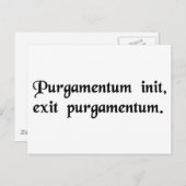 ごみは入れ、ごみは出す。 ポストカード (正面/裏面)