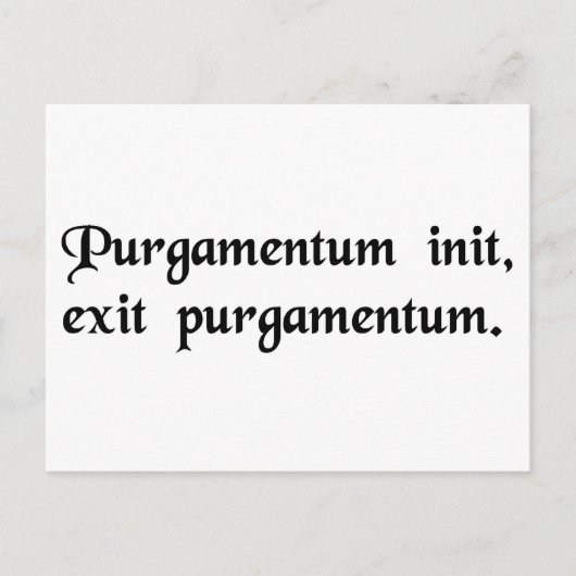 ごみは入れ、ごみは出す。 ポストカード (正面)