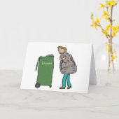 ごみを出す カード (黄色い花)