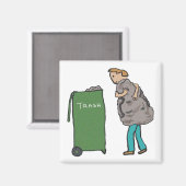 ごみを出す マグネット (正面/裏面)