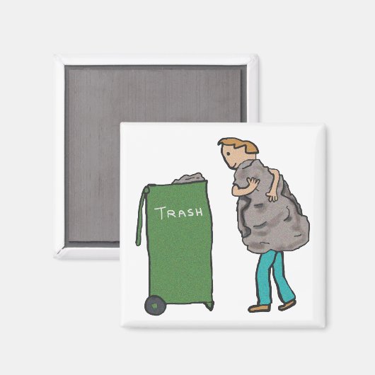 ごみを出す マグネット (正面/裏面)