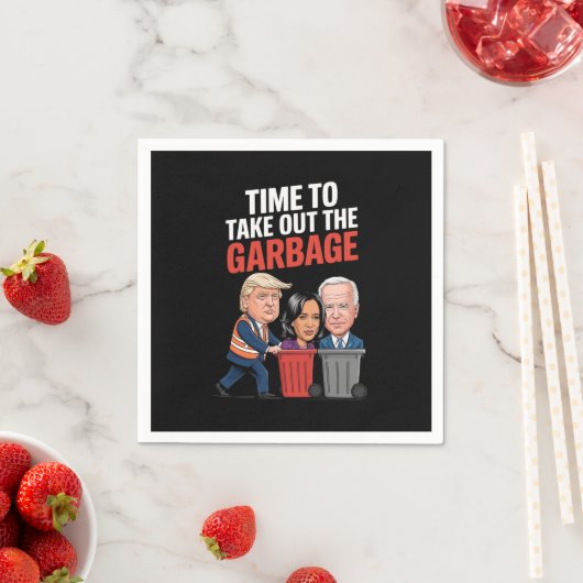 ごみを取り出す時間を切り詰める スタンダードカクテルナプキン (インサイチュ)