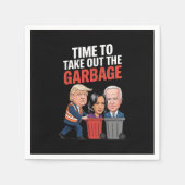 ごみを取り出す時間を切り詰める スタンダードカクテルナプキン (正面)