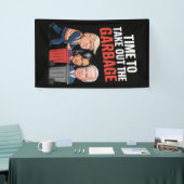 ごみを取り出す時間を切り詰める 横断幕 (トレードショー)