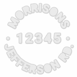 ごみカスタムごみリサイクルのビンのアドレス番号 シール