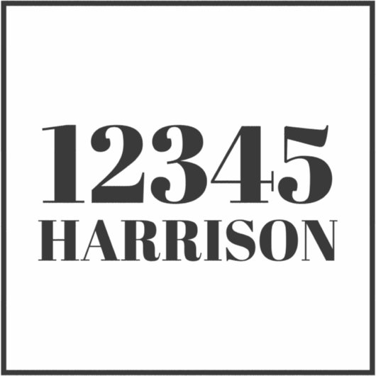 ごみカスタムごみリサイクルのビンのアドレス番号 シール (正面)