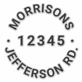 ごみカスタムごみリサイクルのビンのアドレス番号 シール