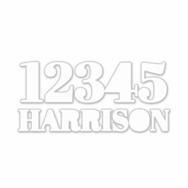 ごみカスタムごみリサイクルのビンのアドレス番号 シール