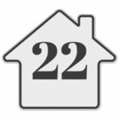 ごみカスタムごみリサイクルのビンのアドレス番号 シール (正面)