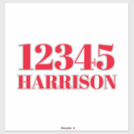 ごみカスタムごみリサイクルのビンのアドレス番号 シール