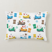 ごみカラフルトラックとビンのリサイクル アクセントクッション (裏面)