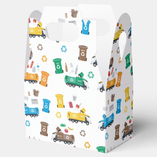 ごみカラフルトラックとビンのリサイクル フェイバーボックス (オープン)