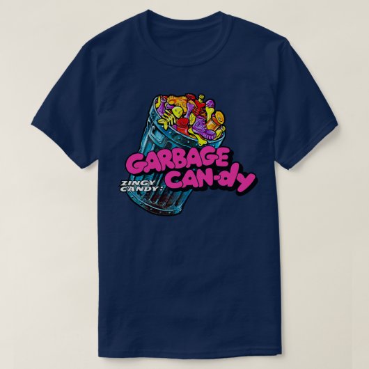 ごみキャンディ Tシャツ (デザイン正面)