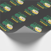 ごみクールトラック愛好の少年幼児 ラッピングペーパー (角)