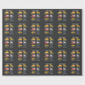 ごみクール収集車の子供ごみリサイクル運転手 ラッピングペーパー (フラット)