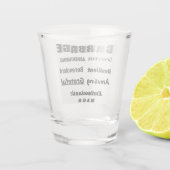 ごみショットガラス ショットグラス (裏面)