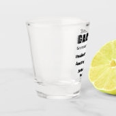 ごみショットガラス ショットグラス (左)