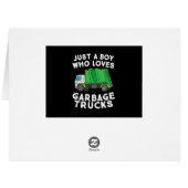 ごみトラックが大好きな男の子 (裏面横)