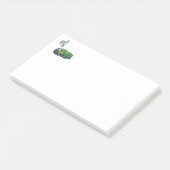 ごみトラックにメモをポスト ポストイット (アングル)