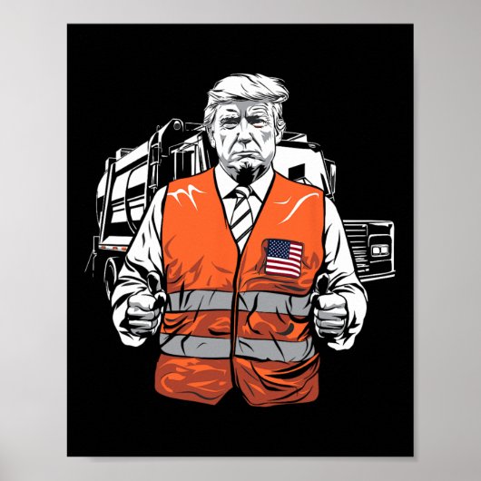 ごみトラックのトランプベスト ポスター (正面)