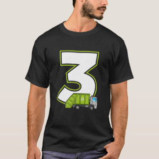 ごみトラックの衣装パーティー第3バースデーボーイT Shi Tシャツ