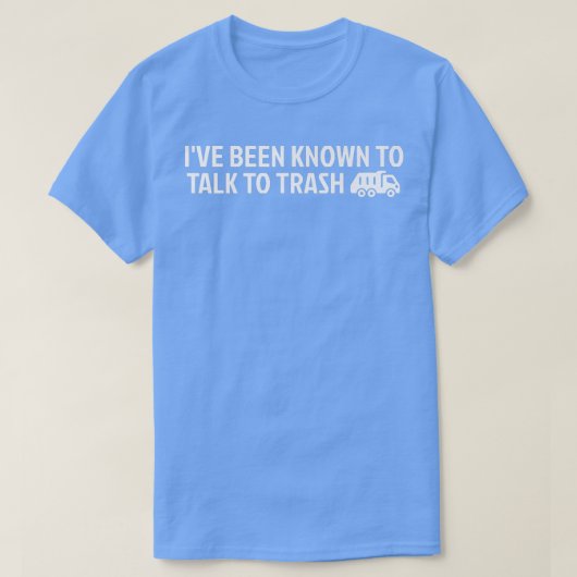 ごみトラックのGarと話すことが知られている Tシャツ (デザイン正面)