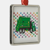 ごみトラックオーナメント メタルオーナメント (右)