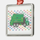 ごみトラックオーナメント メタルオーナメント (左)