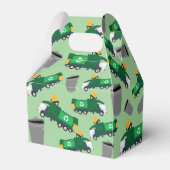 ごみトラックパターンのリサイクル フェイバーボックス (裏面サイド)