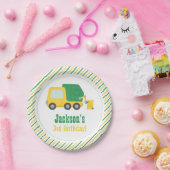 ごみトラックボーイズ誕生日パーティー用品 ペーパープレート (パーティー)