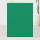 ごみトラック子供用誕生日 カード (裏面)