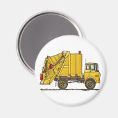 ごみトラック後部ローダー磁石 マグネット (正面/裏面)