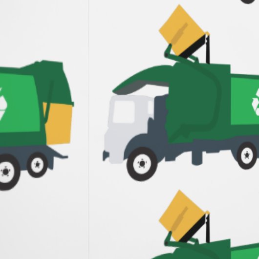 ごみトラック新学期少年のリサイクル 壁紙 (縫い目)