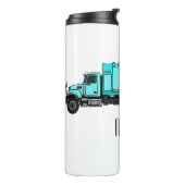 ごみトラック漫画イラストレーション タンブラー (回転左)