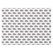 ごみトラック漫画イラストレーション テーブルクロス (正面(横))