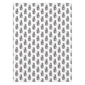 ごみトラック漫画イラストレーション テーブルクロス (正面)