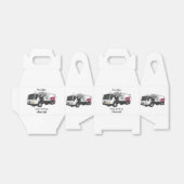 ごみトラック漫画イラストレーション フェイバーボックス (折り畳みなし)