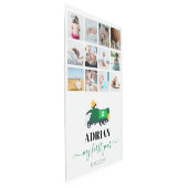 ごみトラック男の赤ちゃん1年写真のリサイクル メタルプリント (3/4)