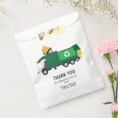 ごみトラック誕生日パーティーのリサイクル フェイバーバッグ (封をした状態)