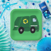 ごみトラック誕生日パーティー紙プレート ペーパープレート (パーティー)