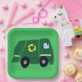 ごみトラック誕生日パーティー紙プレート ペーパープレート (パーティー)