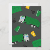 ごみトラック誕生日、ごみトラック9誕生日 招待状 (裏面)