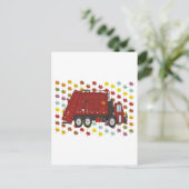 ごみトラック9月 ポストカード (スタンド正面)