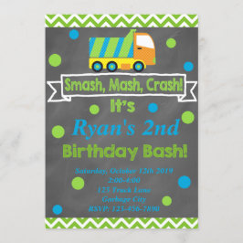 ごみトラック 招待状