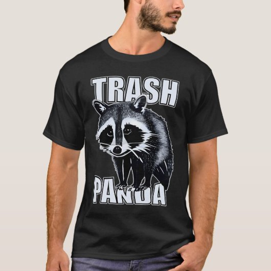 ごみパンダ Tシャツ (正面)