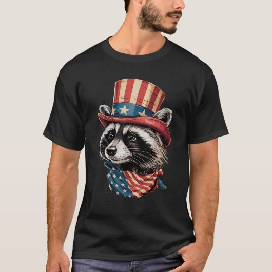 ごみパンダ Tシャツ (正面)