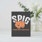 ごみメールのスパムフォルダースパイピグ ポストカード (スタンド正面)